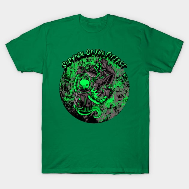 Survival Of The Fittest Graphic T-Shirt by CTJFDesigns